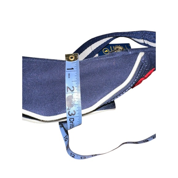 Polo Ralph Lauren Navy Blue White Red Logo Fanny Pack Belt Bag New With Tags - Picture 10 of 11